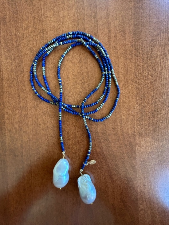 Joie DiGiovanni Jewelry - JOIE DIGIOVANNI LAPIS CLASSIC GEMSTONE LARIAT NECKLACE